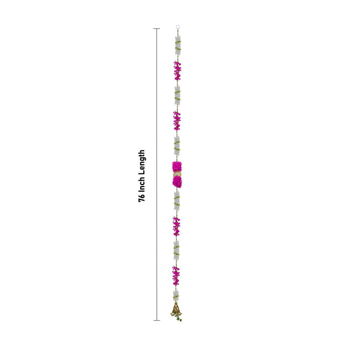 Side Toran Pair - 76 Inches | Artificial Flower Thoranam / Door Hanging Bandanwar For Home Entrance