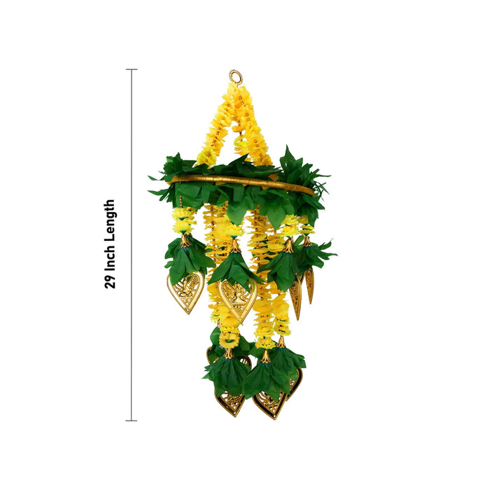 Hanging Latkan - 29 Inches | Artificial Flower Hanging/ Decorative Latkan For Home Entrance Decor