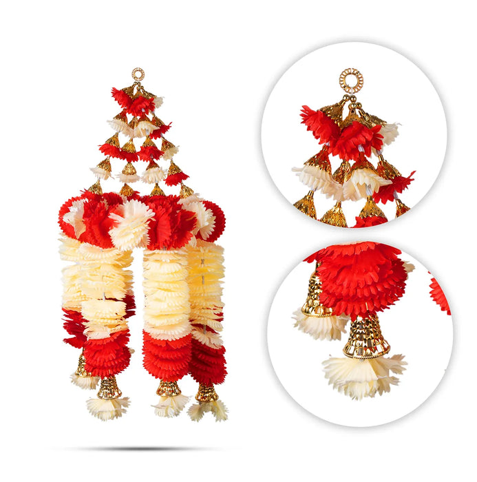 Hanging Latkan - 25 Inches | Artificial Flower Hanging/ Decorative Latkan For Home Entrance Decor