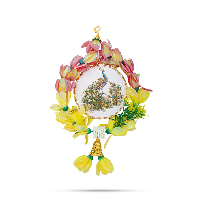 Hanging Latkan - 20 Inches | Decorative Peacock Hanging/ Bell Hanging For Pooja & Home Decor