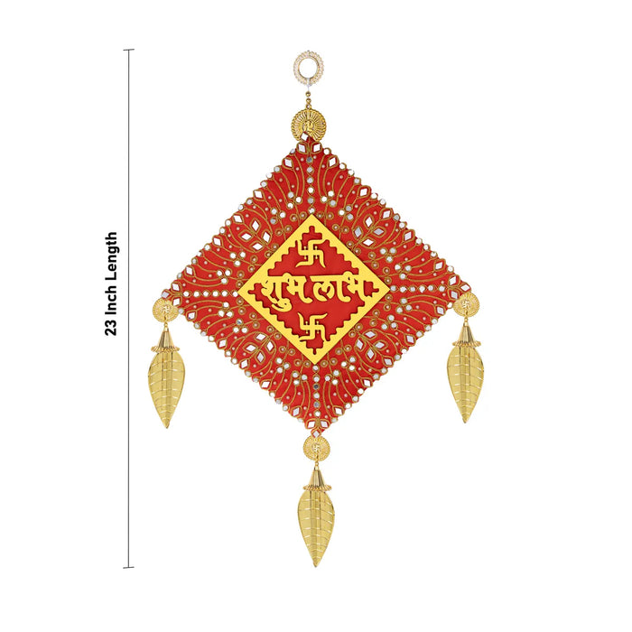 Decorative Hanging - 23 Inches | Traditional Wall Hanging/ Home Entrance Decor /Assorted Design
