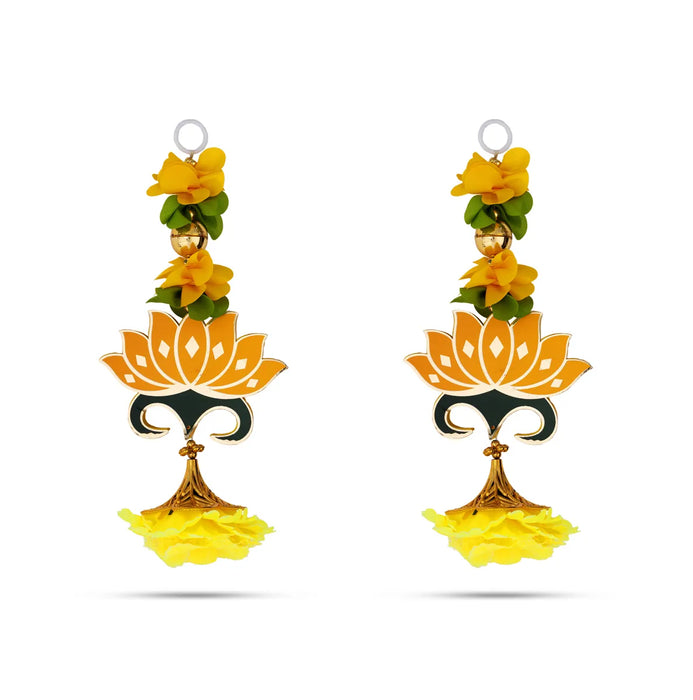 Hanging Pair - 10 Inches | Lotus Design Hanging/ Decorative Door Hanging For Pooja & Home Decor
