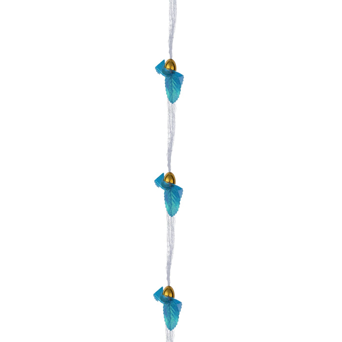 Side Toran Pair - 60 Inches | 10 Pcs/ Artificial Flower Thoran/ Hanging Thoranam For Main Door