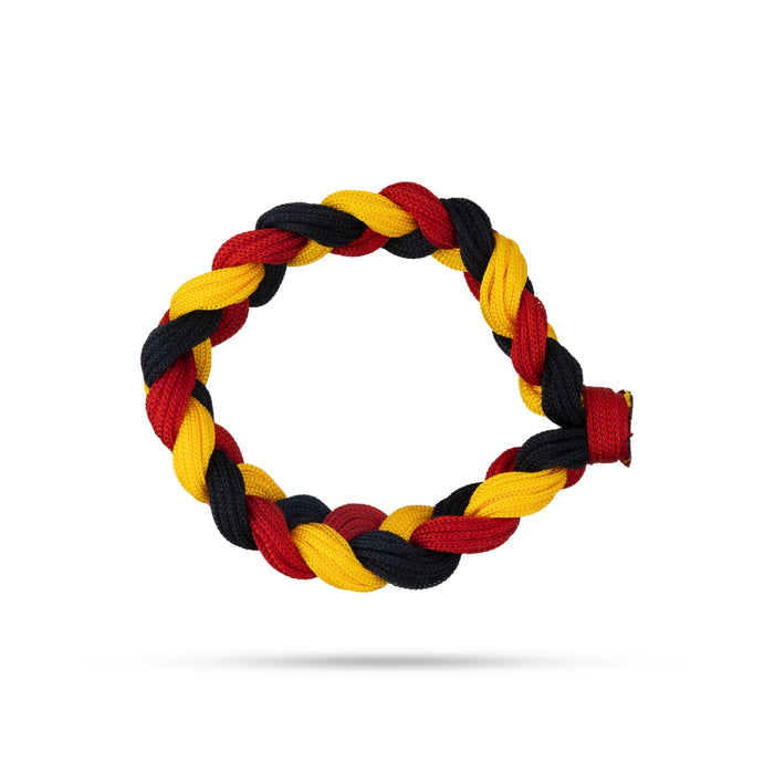 Thread Bracelet – 4 Inches | Multicolour Wrist Band/ Rope Hand Band For Men & Women