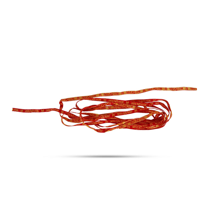 Jay Shree Ram Dhaga – 5 Mtr | Sacred Dhaga Thread / Dhaga Mala for Pooja & Rituals