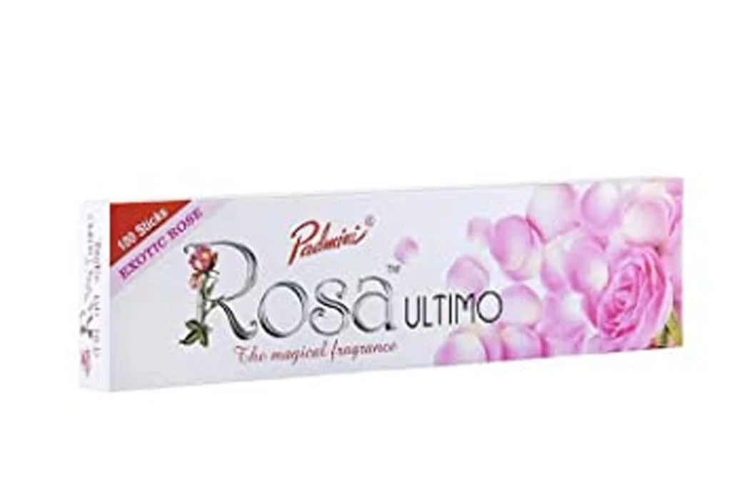 Padmini Rosa Ultimo Dhoop Sticks - 15 Pcs | The Magical Fragrance Sambrani Dhoop/ Dhoop Batti for Pooja