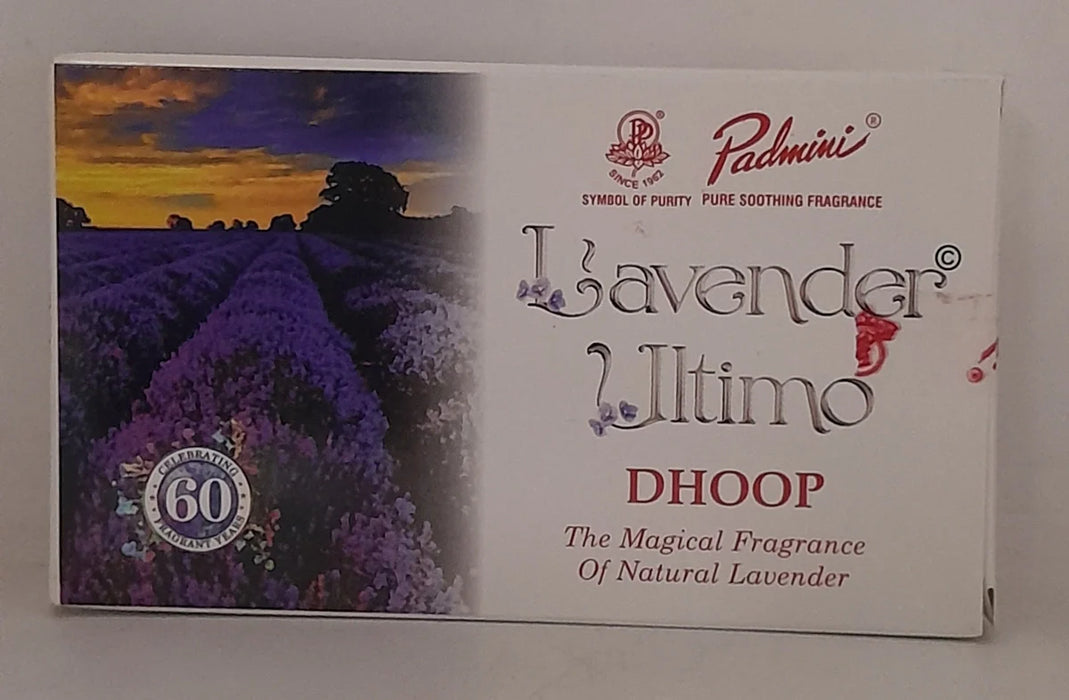 Padmini Lavender Ultimo Dhoop Sticks - 15 Sticks | Sambrani Dhoop/ Dhoop Batti for Pooja