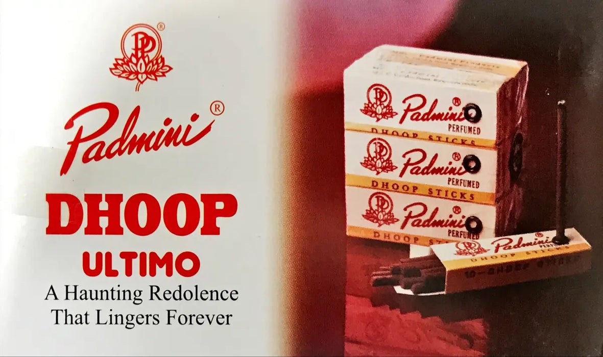 Padmini Dhoop Ultimo - 15 Pcs | Sambrani Dhoop/ Dhoop Sticks/ Dhoop Batti for Pooja