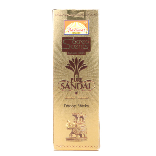 Parimal Sacred Scents Pure Sandal Dhoop Sticks - 45 Gms | Dhoop Batti/ Sambrani Dhoop for Pooja