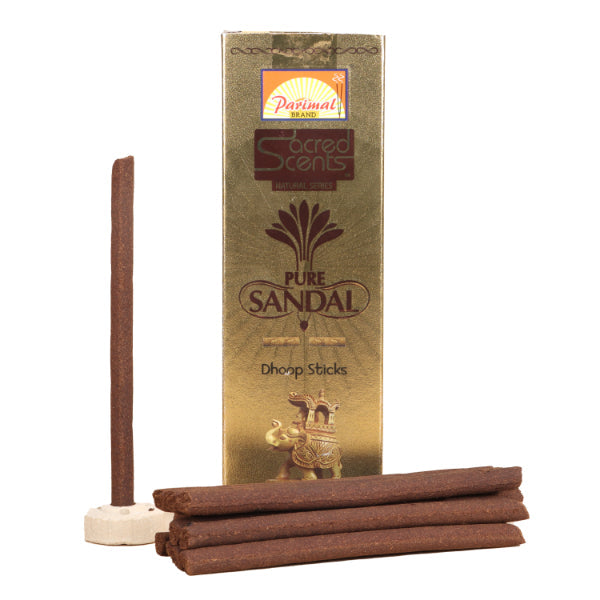 Parimal Sacred Scents Pure Sandal Dhoop Sticks - 45 Gms | Dhoop Batti/ Sambrani Dhoop for Pooja