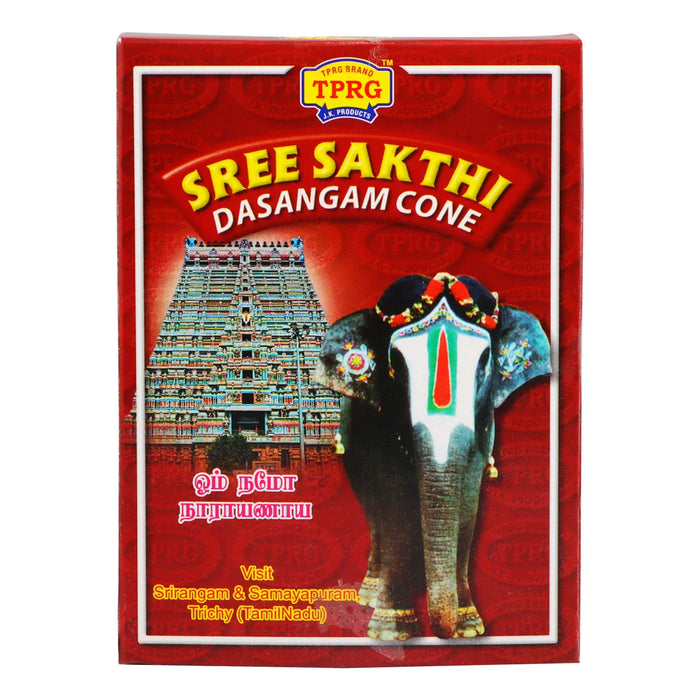Jk Dasangam Cone - 20 Pcs | Natural Dasangam Fragrance/ Incense Cone Dhoop for Pooja