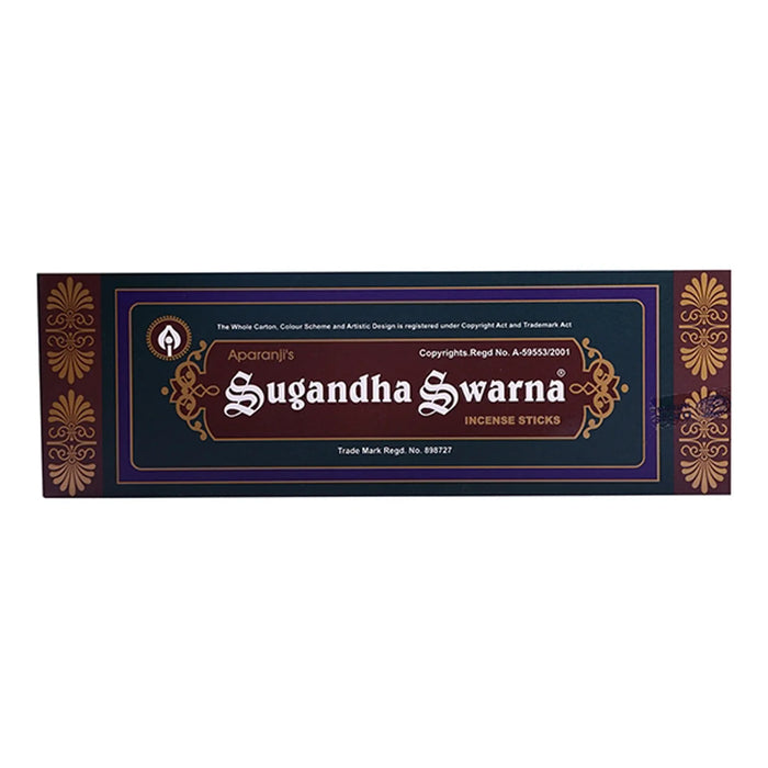 Aparanji Sugandha Swarna Incense Sticks - 55 Gms | Agarbatti/ Agarbathi for Pooja