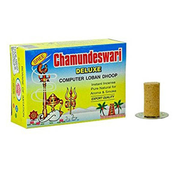Sree Chamundeswari Deluxe Computer Loban Dhoop Sticks - 24 Pcs | Dhoop Batti/ Sambrani Sticks For Pooja