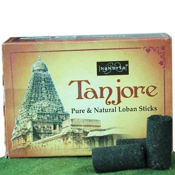 Nandita Tanjore Pure & Natural Loban Sticks - 20 Pcs | Dhoop Batti/ Dhoop Sticks/ Sambrani Sticks For Pooja
