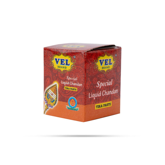 Vel Special Liquid Chandan Tika Paste - 70 Gms | Chandan Paste/ Sandalwood Paste For Daily Pooja