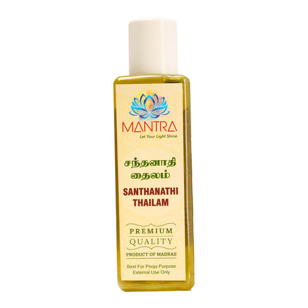 Mantra Chandanadi Thailam - 100 ml |Santhanathi Thailam/ Chandanadi Oil/ Chandanadi Tailam for Pooja
