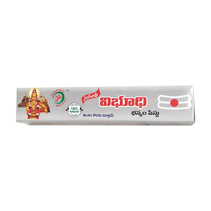 Manikanta Scented Vibuthi Bhasmam Paste Tube - 40 Gms | Viboothi Paste/ Holy Ash Paste