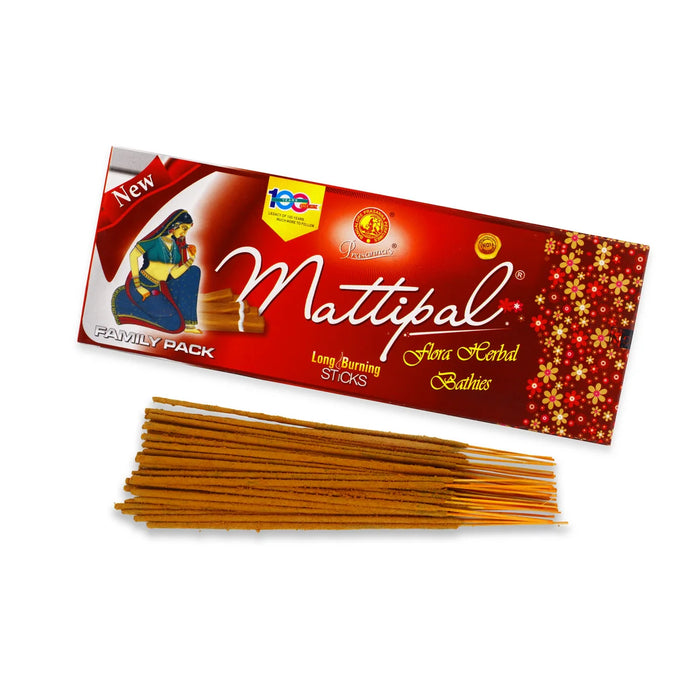 Kangaroo Mattipal Flora Herbal Agarbathies - 40 Pcs | Long Burning Sticks/ Incense Sticks for Pooja