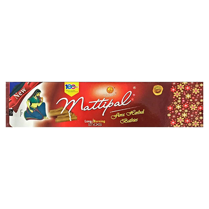 Kangaroo Mattipal Flora Herbal Incense Sticks - 18 Sticks | Agarbathi/ Agarbatti for Pooja