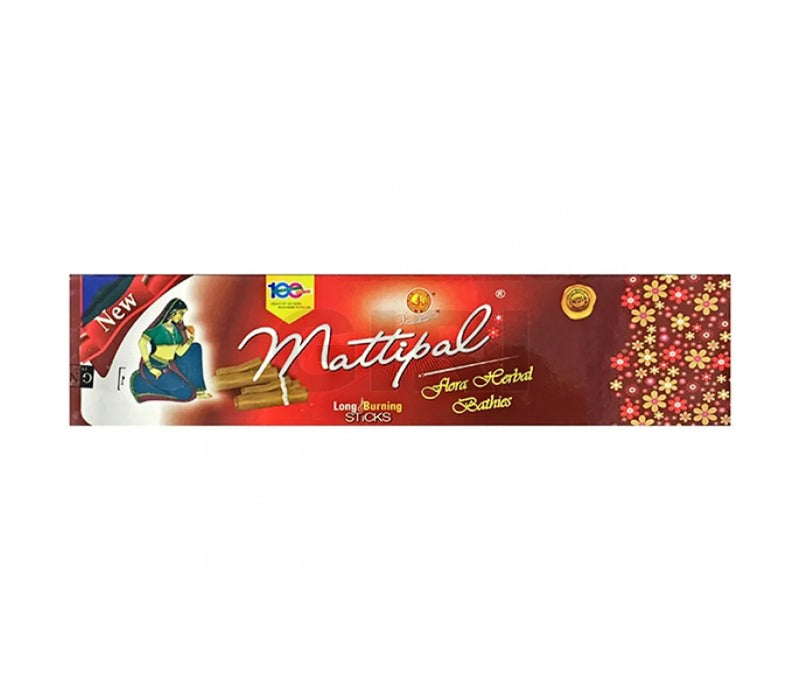 Kangaroo Mattipal Flora Herbal Incense Sticks - 18 Sticks | Agarbathi/ Agarbatti for Pooja