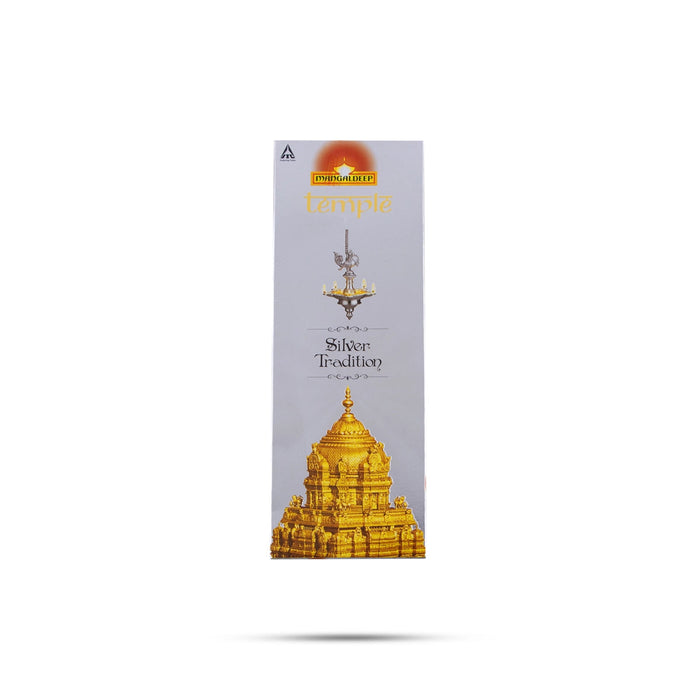 Mangaldeep Temple Silver Tradition Incense Sticks - 70 Sticks | Agarbatti/ Agarbathi/ Scent Sticks For Pooja