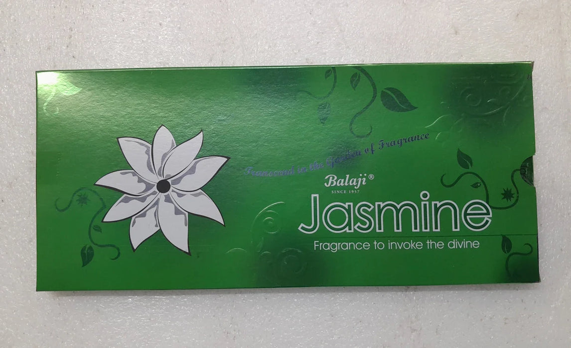 Balaji Jasmine Fragrance to invoke the Divine Incense Sticks - 25 Sticks | Agarbatti/ Agarbathi for Pooja