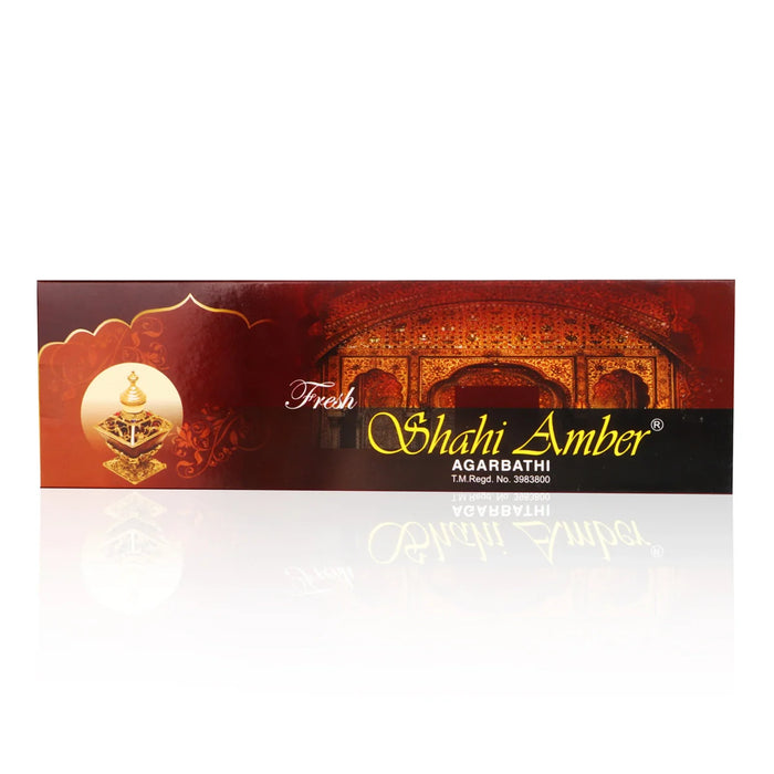 Fresh Shahi Amber Agarbathi - 50 Gms | Agarbatti/ Incense Sticks for Pooja