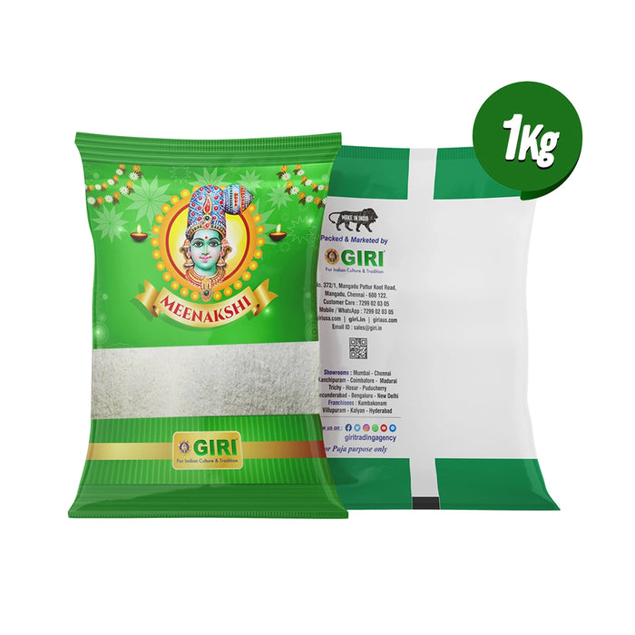 Giri Kolam Powder - 1 Kg | Kolam Maavu/ White Colour Kola Podi for Floor Decor