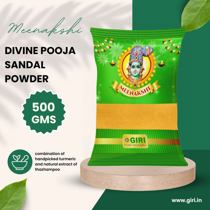 Giri Divine Pooja Powder | Chandan Powder Tilak/ Pooja Chandan Powder for Abhishekam