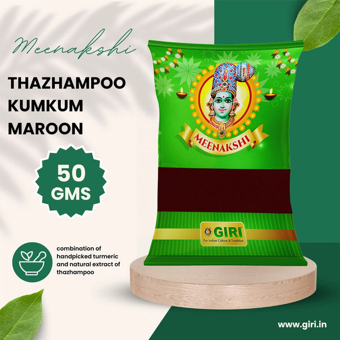 Giri Thazhampoo Kumkum | Sindoor/ Maroon Colour/ Thalampoo Kumkuma for Pooja