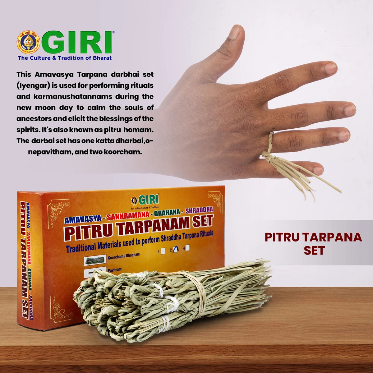 Ptiru Giri USA - Amavasya Tharpanam Set | Pitru Tarpanam | Darbha