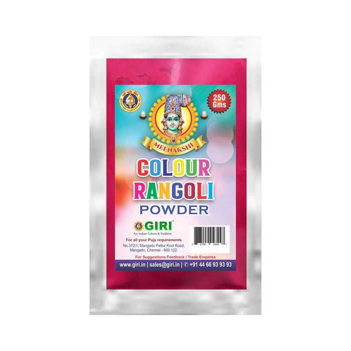 Giri Rangoli Powder - 250 Gms | Colour Kolam Powder/ Rangoli Colour Powder for Floor Decor