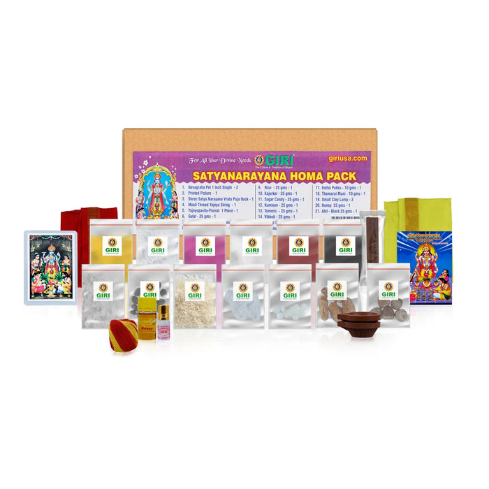Satyanarayan Puja Kit | Satyanarayan Pooja Items/ Pooja Samagri Set for Performing Traditional Satyanarayan Puja