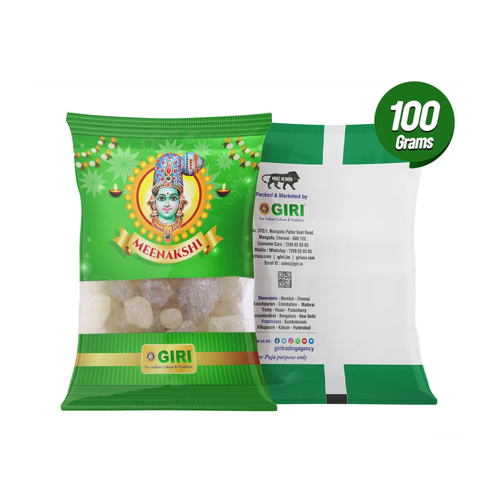 Giri Kunkuliyam - 100 Gms | Vellai Kungiliyam Sambrani/ White Dammer/ Incense Resin For Pooja