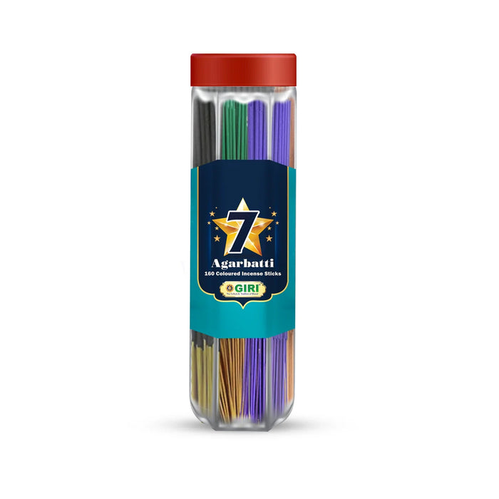 Giri Seven Star Incense Sticks - 140 Sticks | 7 Star Agarbatti/ Agarbathi for Pooja