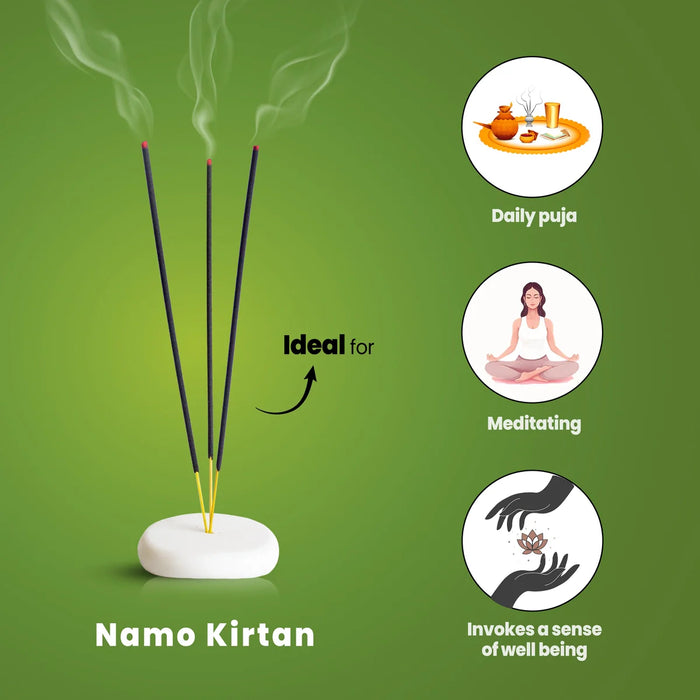 Giri Namo Kirtan Incense Sticks - 10 Sticks | Agarbatti/ Agarbathi for Pooja