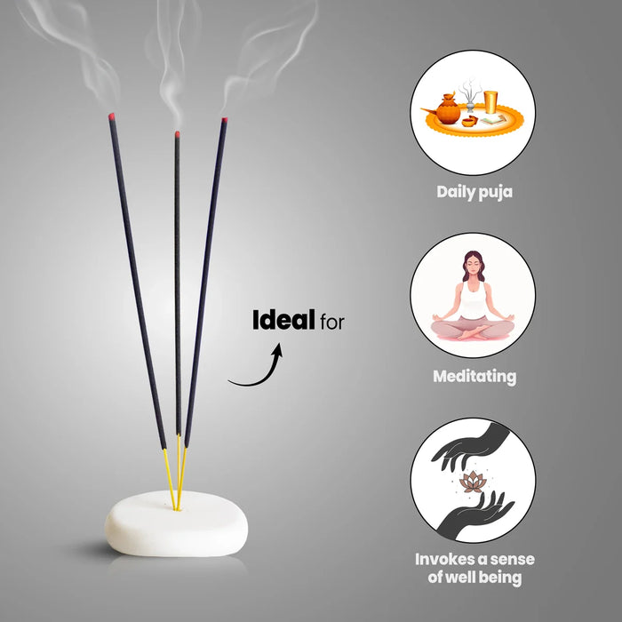 Giri Namo Shanthi Incense Sticks - 10 Sticks | Fresh Fragrance Agarbathi/Agarbatti for Pooja