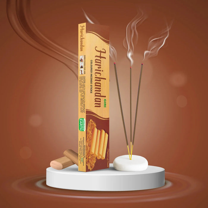 Giri Harichandan Agarbathi - 25 Sticks | Incense Sticks/ Agarbatti for Pooja