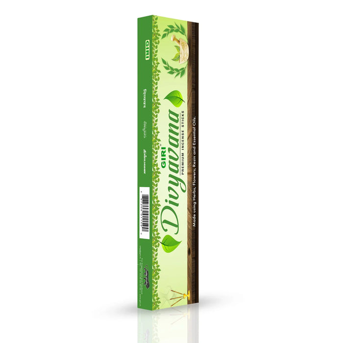 Giri Divyavana Premium Incense Sticks - 50 Gms | Herbs, Flowers, Resin & Essential Oil/ Agarbathi for Pooja