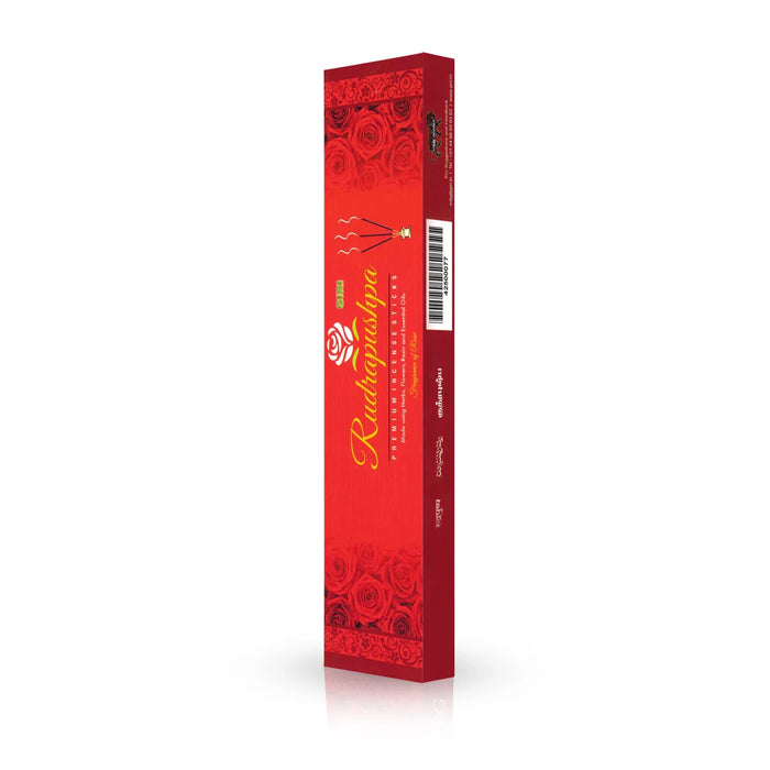 Giri Rudrapushpa Premium Incense Sticks - 50 Gms | Rose Fragrance Agarbatti/ Agarbathi for Pooja