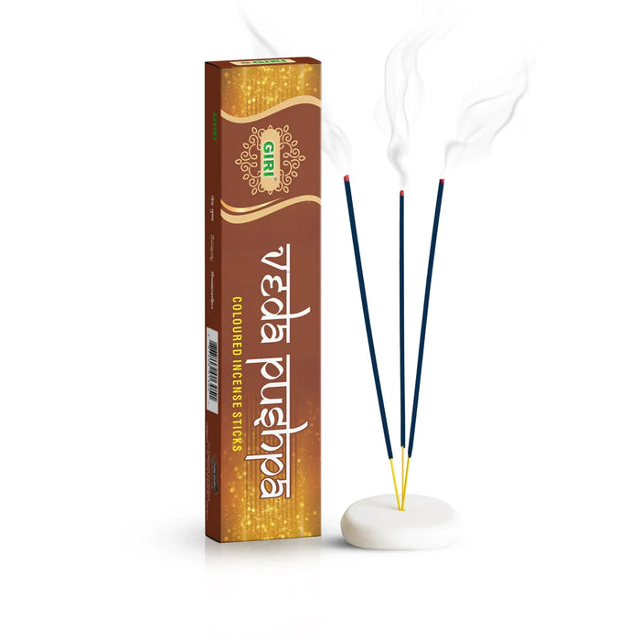 Giri Veda Pushpa Incense Sticks - 35 Sticks | Fresh Fragrance Agarbathi/ 35 Pcs/ Agarbatti for Pooja