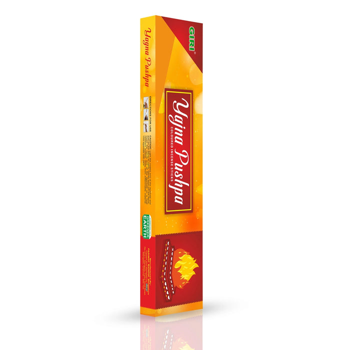 Giri Yajna Pushpa Incense Sticks - 35 Sticks | Fresh Fragrance Agarbathi/ Agarbatti for Pooja