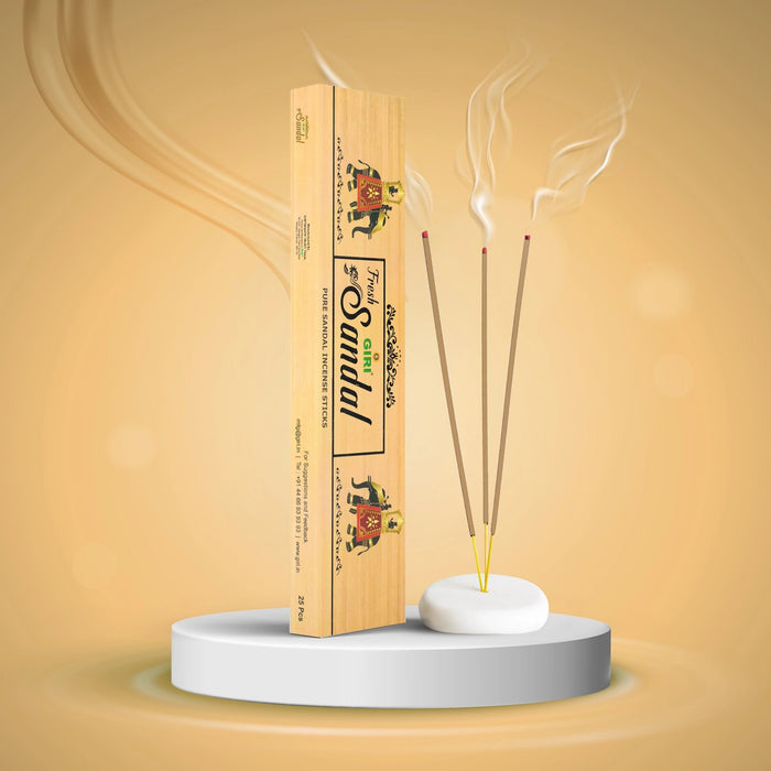 Giri Fresh Sandal Incense Sticks | Agarbatti/ Chandan Fragrance Agarbathi for Pooja