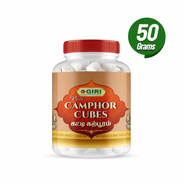 Giri Pure Camphor -50 Gms | Kapur/ Karpooram/ Kapoor for Pooja