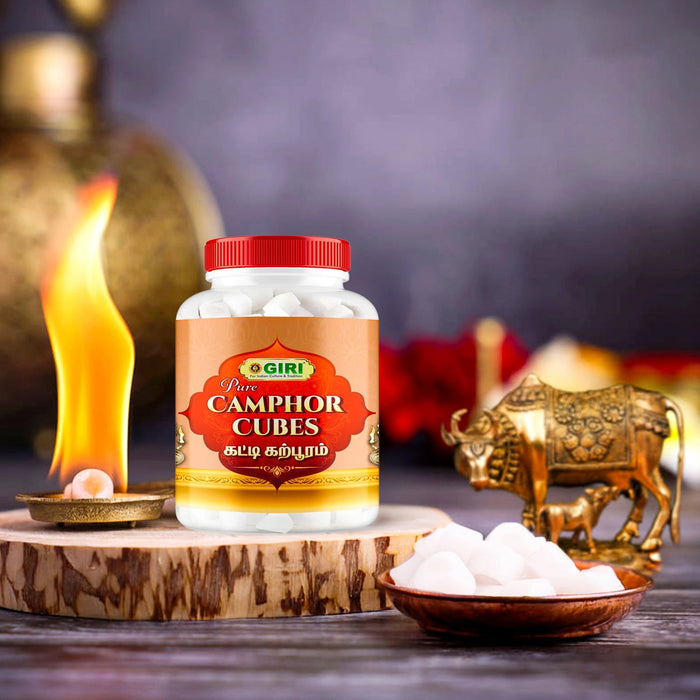 Giri Pure Camphor -50 Gms | Kapur/ Karpooram/ Kapoor for Pooja