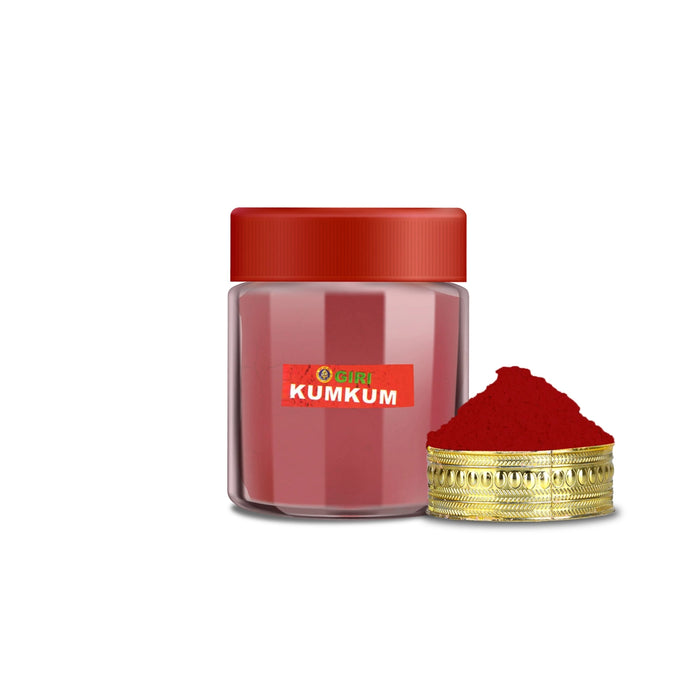 Giri Kumkum - 50 Gms | Tilak/ Sindoor/ Dark Red Colour/ Kumkuma for Pooja