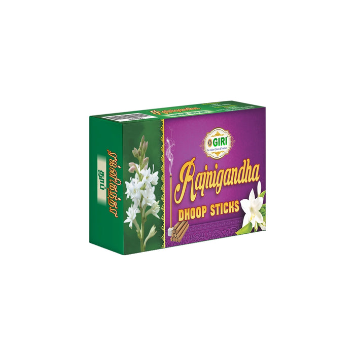 Giri Rajnigandha Dhoop Sticks - 50 Gms | Sambrani Incense/ Dhoop Batti/ Dhoop Incense for Pooja