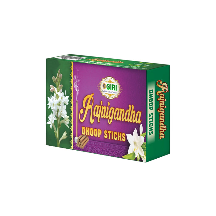 Giri Rajnigandha Dhoop Sticks - 50 Gms | Sambrani Incense/ Dhoop Batti/ Dhoop Incense for Pooja