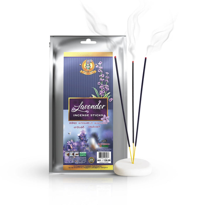 Giri Lavender Incense Sticks - 250 Gms | Agarbathi/ Agarbatti for Pooja