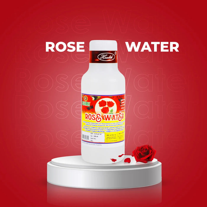 Giri Rose Water - 100 Ml | Gulab Rose Water/ Paneer for Pooja